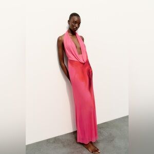 BNWT Zara tulle halter dress